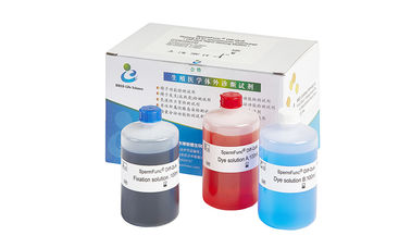 Kit de coloration Diff Quik à utilisation simple pour la morphologie des spermatozoïdes 100 ml/Kit