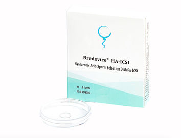 Plat de sélection de sperme d'acide hyaluronique d'ha ICSI pour le sperme choisi d'ICSI