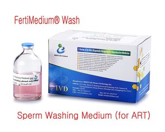 Milieu de lavage MULTIPLIÉ de sperme consommable du plat IVF IUI de sélection de sperme pour l'ART