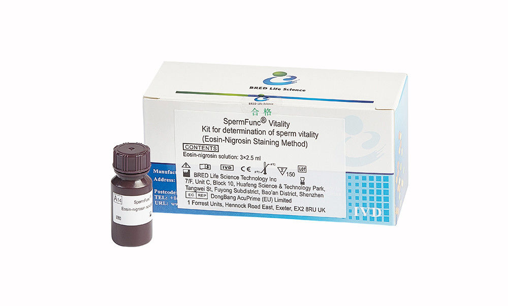 Kit professionnel de viabilité de kit d'essai de vitalité de sperme/sperme pour la vitalité de sperme de détermination